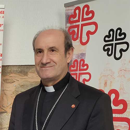 Monseñor Jesús Fernández, obispo de Astorga y responsable de Cáritas en la Conferencia Episcopal